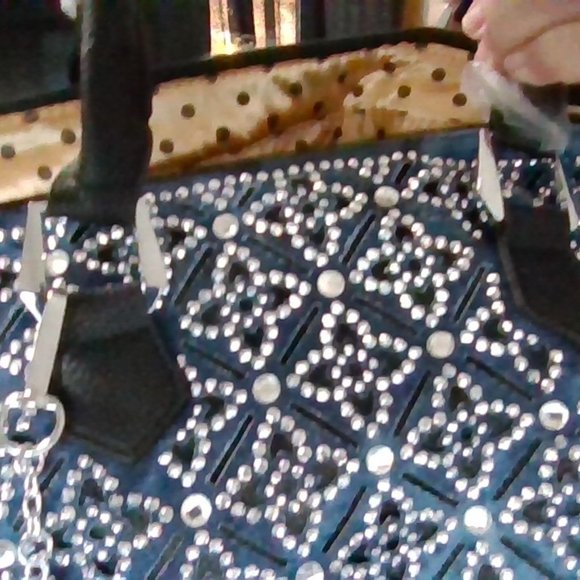 Bling Design Layered Shopper Tote - Picture 5 of 5